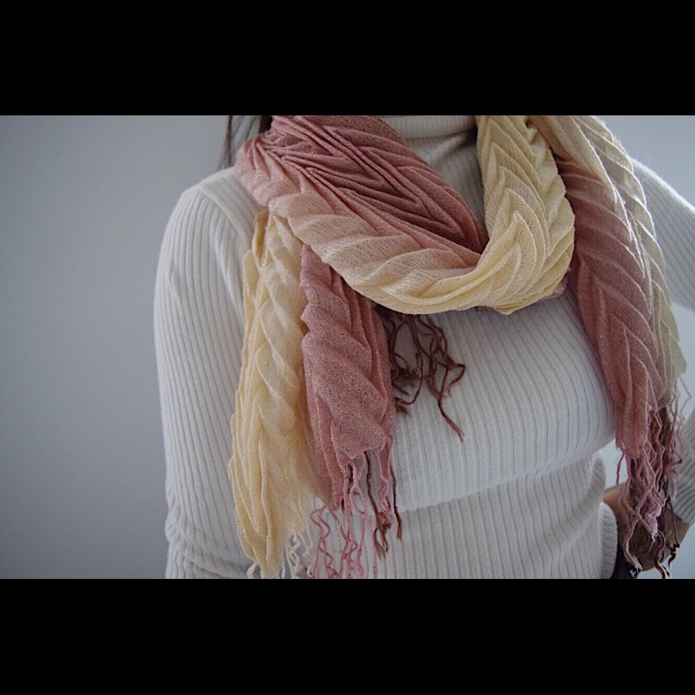 Beautiful ombré scarf